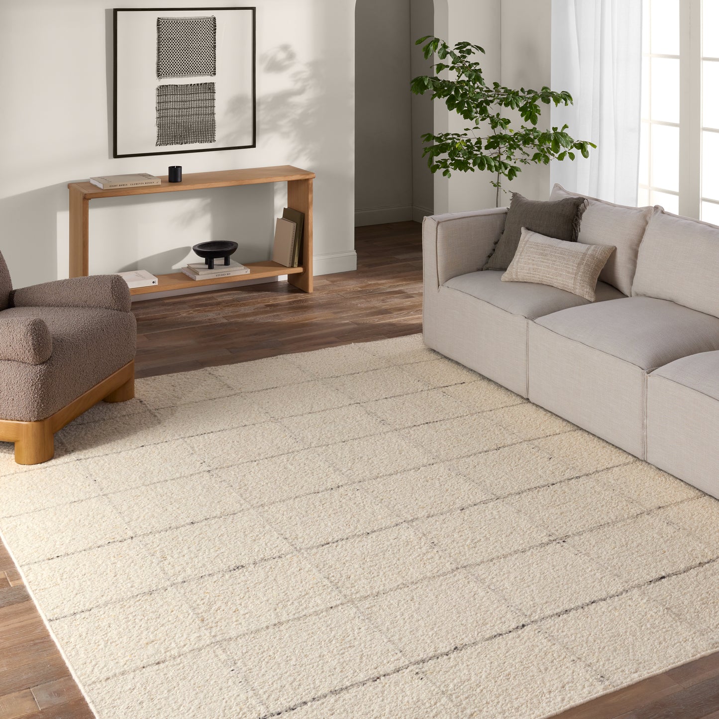 Coart Ivory/Gray Area Rug