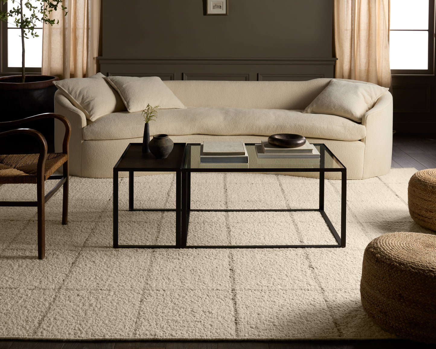 Coart Ivory/Gray Area Rug