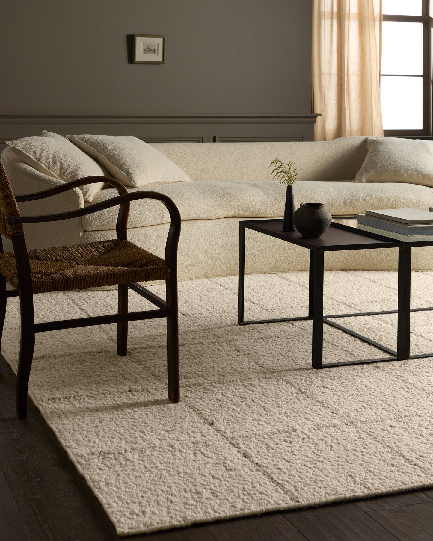 Coart Ivory/Gray Area Rug