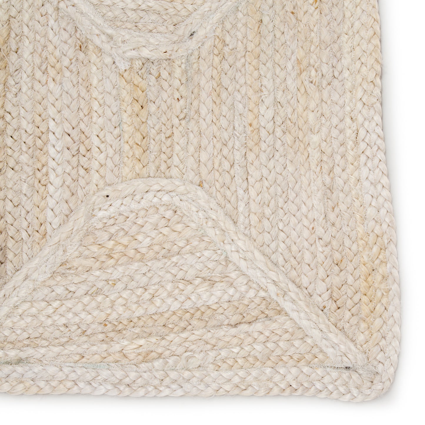 Sisal Bow Natural Trellis Ivory/ Beige Area Rug