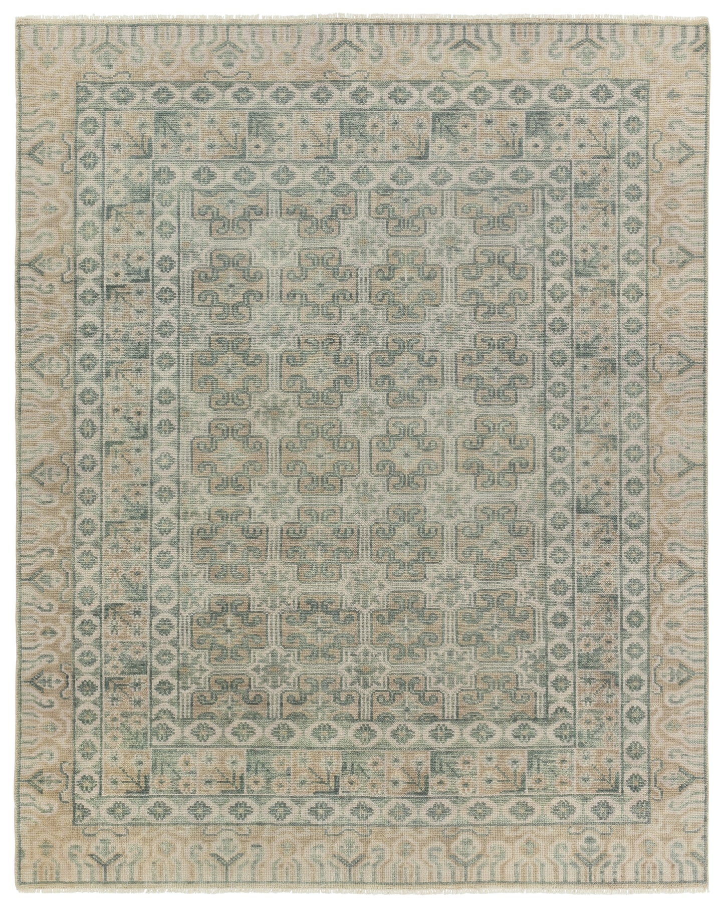 Stage Green/Cream Area Rug