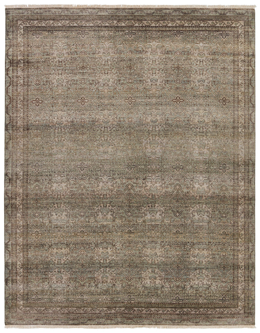 Rosita Trellis Brown/ Green Area Rug